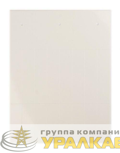 Табличка полужесткая установка в держатель ПВХ-0.5 металлик (уп.120шт) DKC 