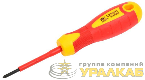 Отвертка крестовая Expert Ph0х60мм 1000В IEK 
