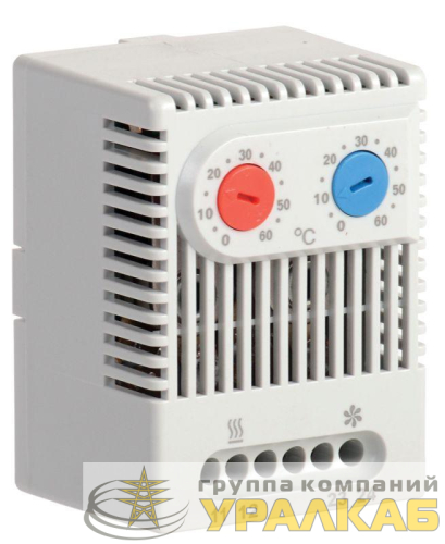Термостат двухканальный УККт от 0 до +60град.C NO+NC IEK 
