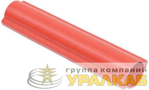 Труба гладкая ПЭНД жесткая разборная d160мм красн. (дл.3м) IEK 