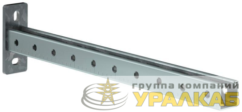 Консоль STRUT 41х41 осн.600 сталь HDZ гор. оцинк. IEK 