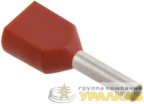 Наконечник НШВИ(2) 0.75-8 темн. красн. (уп.20шт) IEK 