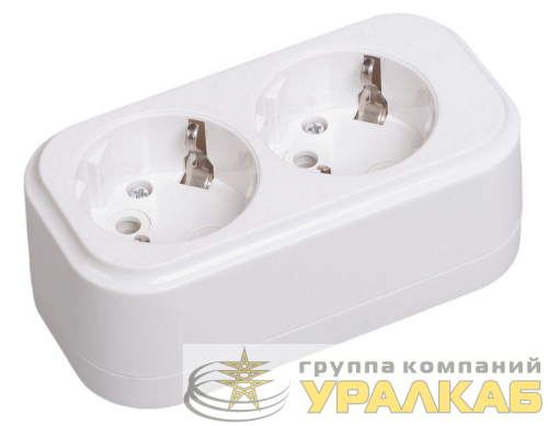 Колодка удлинителя 2-м 16А Classic К02 2P+PE 250В IEK 