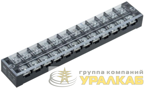 Блок зажимов БЗН ТВ-4512 4.5кв.мм 45А 12 пар IEK 