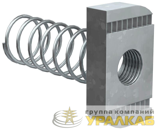 Гайка канальная с удлиненной пружиной М12х40 (уп.30шт) IEK 