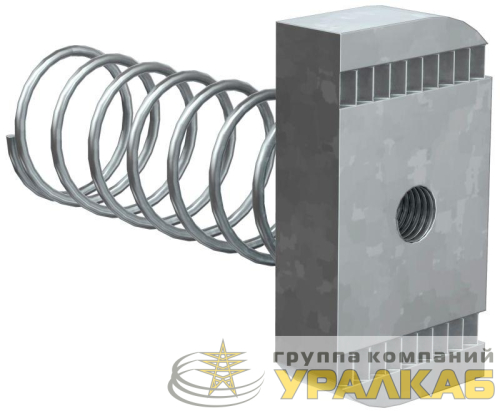 Гайка канальная с удлиненной пружиной М6х40 (уп.30шт) IEK 