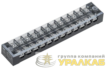 Блок зажимов БЗН ТВ-2512 2.5кв.мм 25А 12 пар IEK 