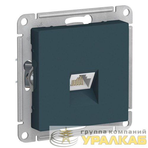 Розетка компьютерная AtlasDesign RJ45 кат.6A механизм изумруд SE 