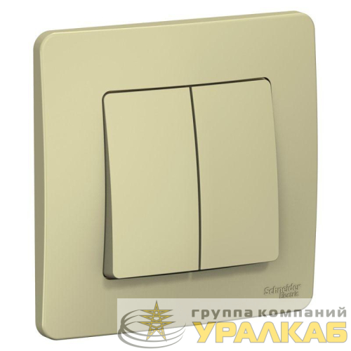 Переключатель проходной 2-кл. СП Blanca 10А IP20 (сх. 6+6) 250В беж. SE 