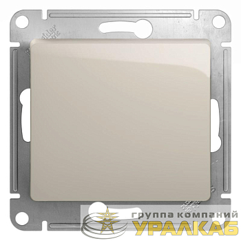 Переключатель перекрестный 1-кл. СП Glossa 10А IP20 (сх. 7) 10AX механизм молочн. SE 