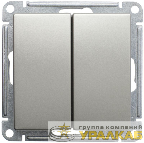Выключатель 2-кл. СП W59 10А IP20 10AX механизм шампань SE 