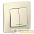 Выключатель 2-кл. СП Blanca 10А IP20 (сх. 5) 250В с подсветкой молочн. SE 