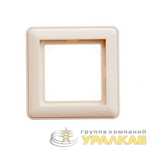 Рамка 1-м W59 Aqua IP44 сл. кость SE 
