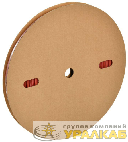Трубка термоусадочная тонкостен. ТТУ нг-LS 28/14 красн. (уп.50м) IEK 