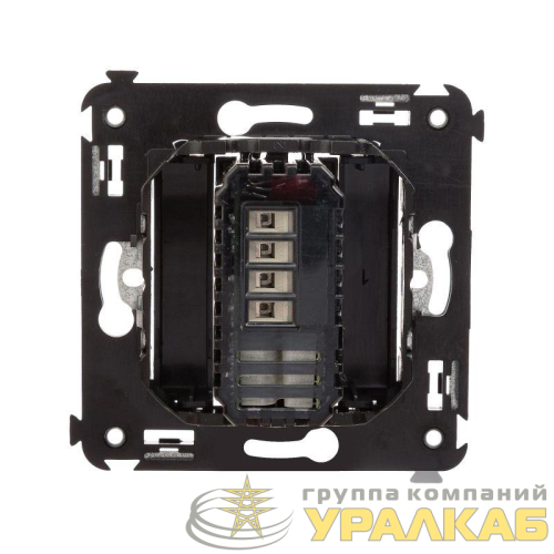Диммер кнопочный СП для LED ламп Avanti "Черный матовый" DKC 