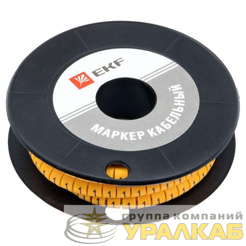 Маркер каб. 1.5кв.мм "1" (к-1000ед) (ЕС-0) EKF 