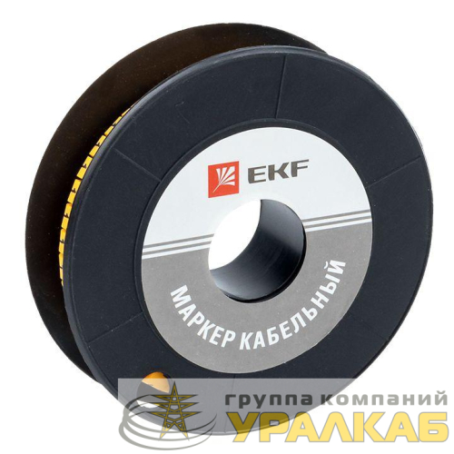 Маркер каб. 1.5кв.мм "1" (к-1000ед) (ЕС-0) EKF 