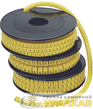 Маркер каб. МК0-1.5мм "1" 1000шт/ролл IEK 