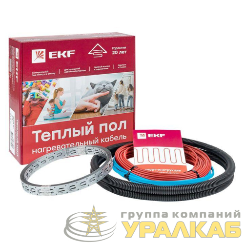 Комплект "Теплый пол" (кабель) 300Вт 21м 2.0кв.м EKF 