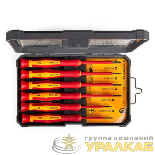 Набор диэлектрических отверток "Профи" НИО-06 мини КВТ 