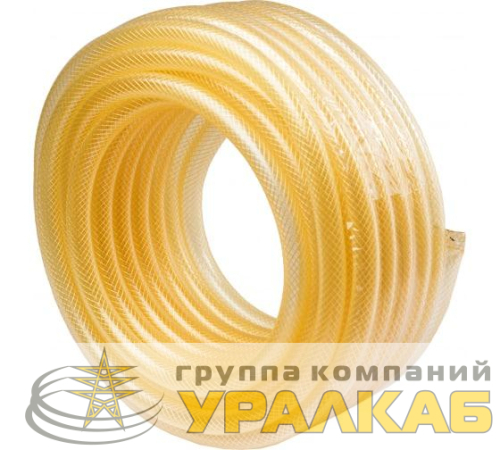 Шланг поливочный "Силикон" трехслойный армир. 3/4дюйм 25м прозр. Вихрь 