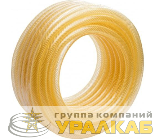 Шланг поливочный "Силикон" трехслойный армир. 3/4дюйм 25м прозр. Вихрь 
