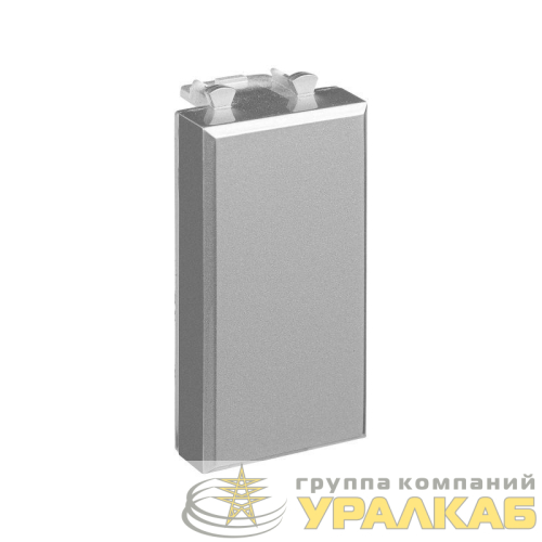 Заглушка 1мод. Avanti "Закаленная сталь" модульная DKC 