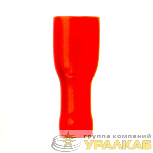 Наконечник изол. "розетка" 0.25-1.5кв.мм А=4.8х0.8мм кр. (уп.100шт) DKC 
