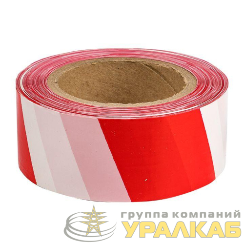 Лента оградительная ЛО "Красно-белая" 50х250 Basic EKF 