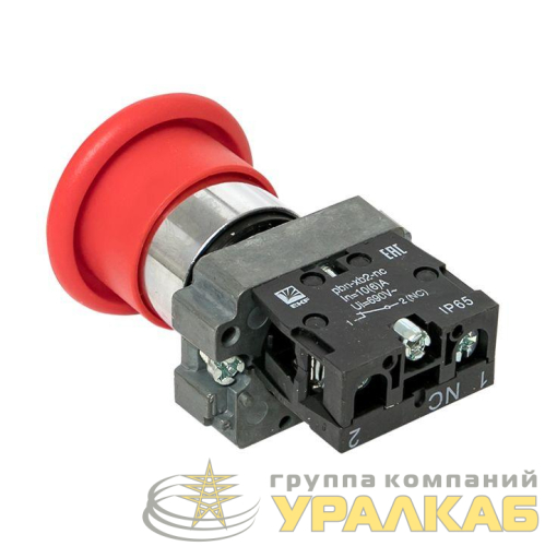 Кнопка "Грибок" BC42 NC IP65 красн. PROxima EKF 