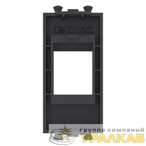 Адаптер без шторки для Keystone "Avanti" "Черный матовый" DKC 