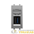 Розетка USB 3.0 1мод. Avanti "Закаленная сталь" тип А-А модульная DKC 
