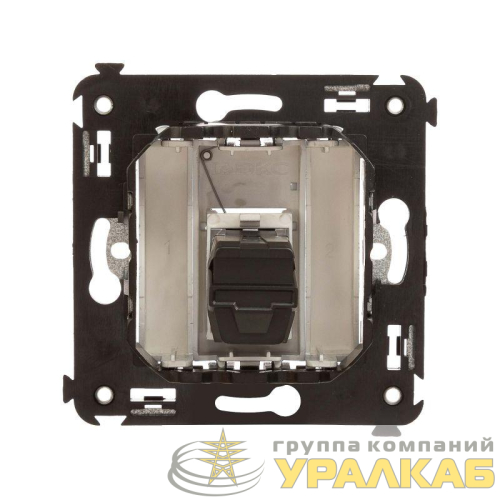 Розетка HDMI 1-м СП Avanti "Закаленная сталь" тип А-А DKC 