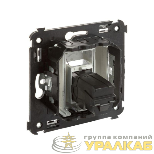 Розетка HDMI 1-м СП Avanti "Закаленная сталь" тип А-А DKC 