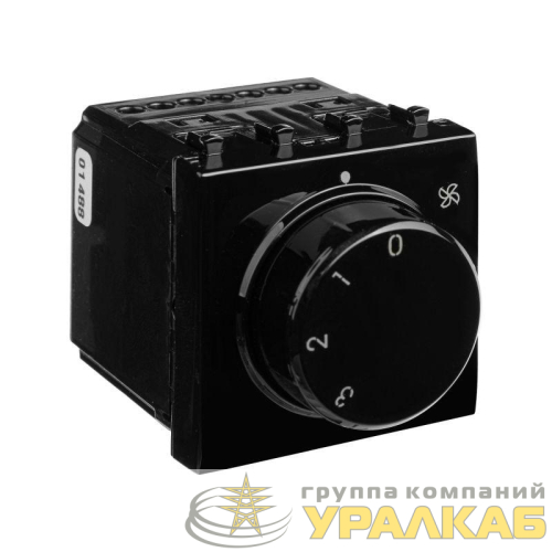 Механизм управления вентиляторами 2мод. Avanti "Черный квадрат" DKC 