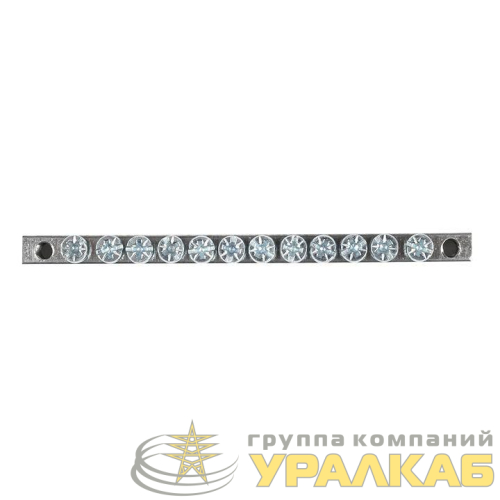 Шина PEN "ноль-землядюйма 6x9 12 отвер. цинк крепеж по краям EKF 
