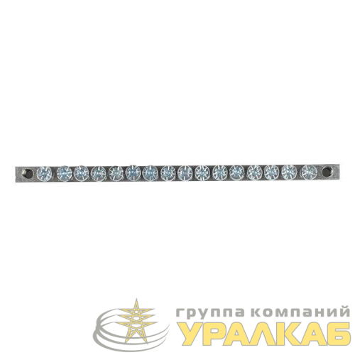 Шина PEN "ноль-землядюйма 6x9 16 отвер. цинк крепеж по краям EKF 