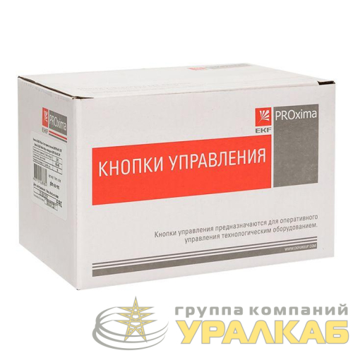 Кнопка AS-22N "Пуск-Стоп" прямоугольная 24В NO+NC EKF 