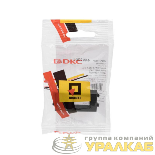 Адаптер 1мод. для Keystone Avanti "Черный квадрат" DKC 