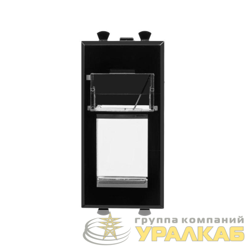 Адаптер 1мод. для Keystone Avanti "Черный квадрат" DKC 