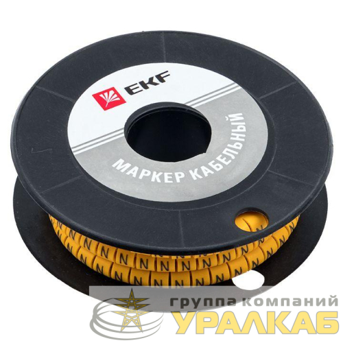 Маркер каб. 4.0кв.мм "4" (ЕС-2) (уп.500шт) EKF 