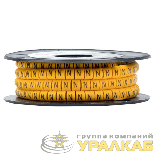 Маркер каб. 4.0кв.мм "4" (ЕС-2) (уп.500шт) EKF 