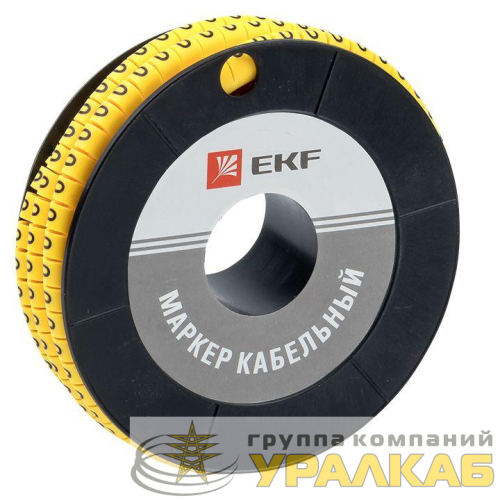 Маркер каб. 4.0кв.мм "0" (ЕС-2) (уп.500шт) EKF 