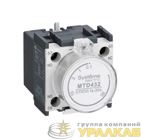 Блок контактный дополнительный MC1G/E выд. вр. вкл. 01-30с SE 