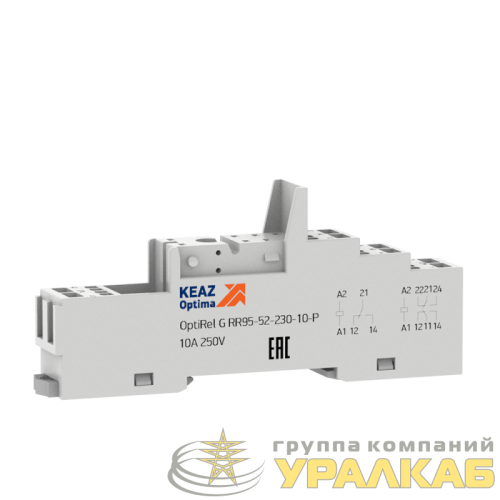 Розетка для реле OptiRel G RR95-52-230-10-P КЭАЗ 