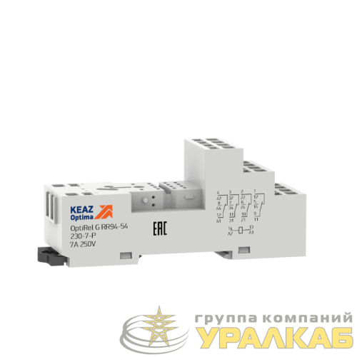 Розетка для реле OptiRel G RR94-54-230-7-P КЭАЗ 