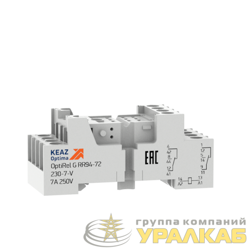 Розетка для реле OptiRel G RR94-74-230-7-V КЭАЗ 
