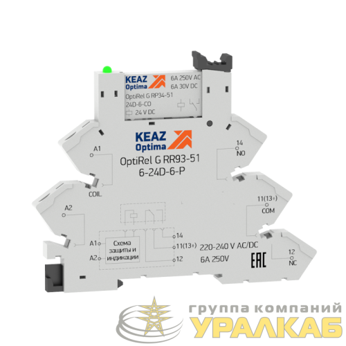 Модуль релейный OptiRel G RM38-61-24U-6-P-CO КЭАЗ 