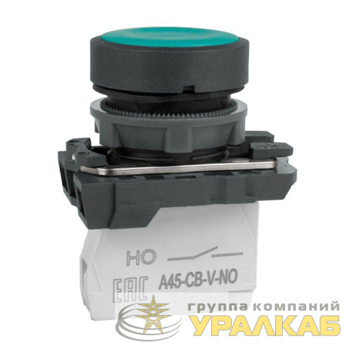 Кнопка OptiSignal D22 C5-P-310 зел. пластик 1НО XB5AA31 КЭАЗ 