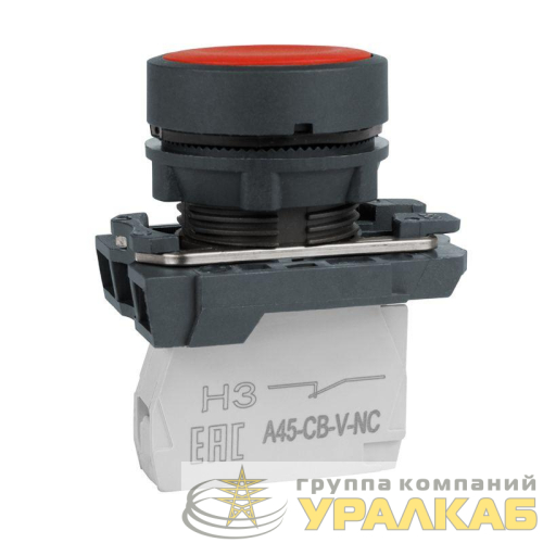 Кнопка OptiSignal D22 C5-P-401 красн. пластик 1НЗ XB5AA42 КЭАЗ 